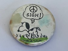 Vintage Snoopy CND Peace Pin