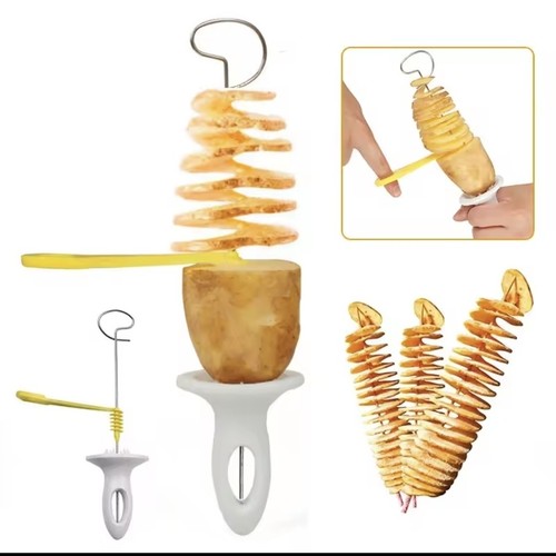 Spiral potato cutter - cutter, twister