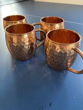 4x Kupferbecher reines