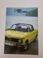 BMW 2002 Cabrio - Prospekt /