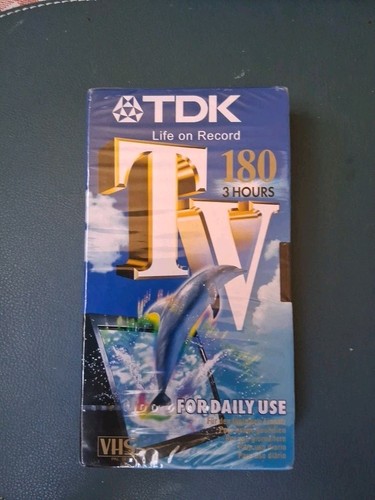 Tdk 180 vhs kassetten neu - x,