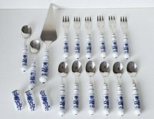 18 x ABS Besteck Zwiebelmuster