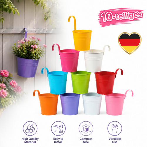 Hängetopf blumentopf bunt - blumentopf, 10