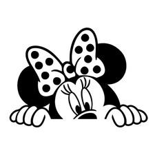 Minnie Maus   Aufkleber Style