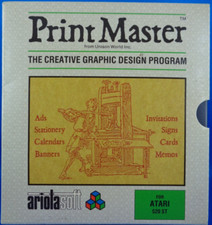 ATARI ST -- PRINT MASTER