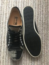 Swear London Schuhe Sneaker 43 schwarz braun Leder rar selten retro vintage