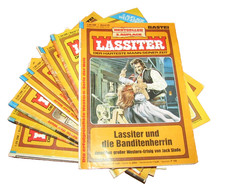 8 Lassiter, Western mit Erotik Romanhefte, akzeptables Lesepaket Nr-Mix - bk309