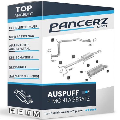 Auspuff für mazda - auspuff, iii