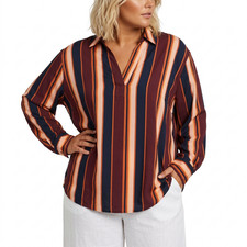 Sara Lindholm Bluse Hemdbluse