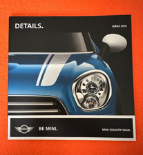 MINI COUNTRYMAN  DETAILS  Zubehör Ausstattungen  Prospekt brochure 2012 -TOP