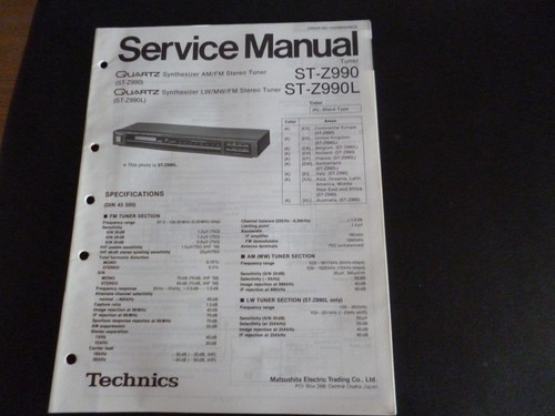 Original service manual - original,