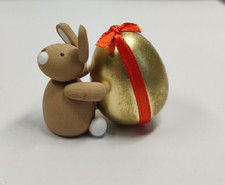 Günter Reichel - Häschen mit GOLDENEM EI - Pobershau Erzgebirge - mit OVP