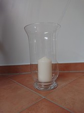 Windlicht groß * Glas * 31 cm hoch * 18 cm Durchmesser