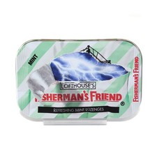 Seltene FISHERMAN´S FRIEND Blechdose Dose 25 g weiß grün, Sammler, neuwertig