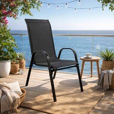 XL Stapelstuhl Gartenstuhl