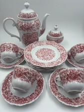Seltmann Weiden Kaffee/Teeset „English Style“ – 4 Tassen & Untertassen, 4 Kuchen