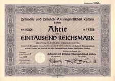 Küstrin - Wartheland - Kostrzyn nad Odra - 1939 - Zellwolle und Zellulose AG - 