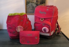 ergobag Cubo Light CinBärella Leichtgewicht 790 Gramm Grundschulranzen Set 
