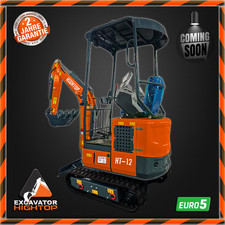 HT-12 Eco Minibagger 1,2T Knickmatik, Schnellwechsler, Löffelpaket, Starter Kit