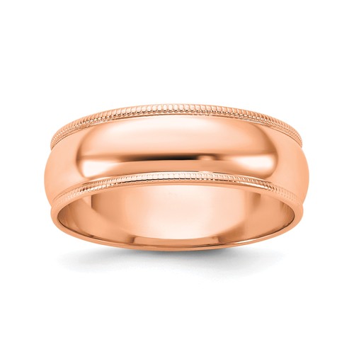 14k rotgold milgrain - 14k,