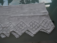 Häkelgardine  Handarbeit