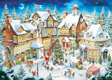 Puzzle Weihnachtsdorf 1000