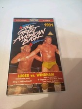 Wcw VHS KASSETTE The Great American Bash 1991 Englische Vers. Rar Wrestling Wwe