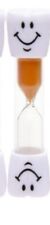Sanduhr 3 Minuten Zahnputzuhr Eieruhr Sanduhren Kinder Zähneputzen 9,5x2,5x2,5cm