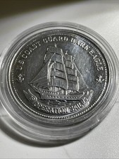 Medaille US Coast Guard Bark Eagle,Operation Sail 1976,9.7 g in Kapsel