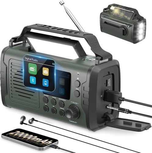 Kurbelradio dab 20000mah - kurbelradio, fm