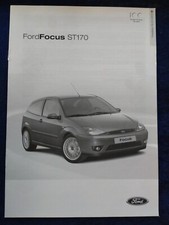 Ford Focus ST170 Preisliste 19.02.2003