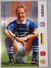 Andreas Müller Autogramm | FC Schalke 04 Saison 1996/97