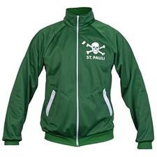 Kinder St. Pauli Grün Ultras Schädel Kult Kreuzknochen Fußball Aktivisten Jacke