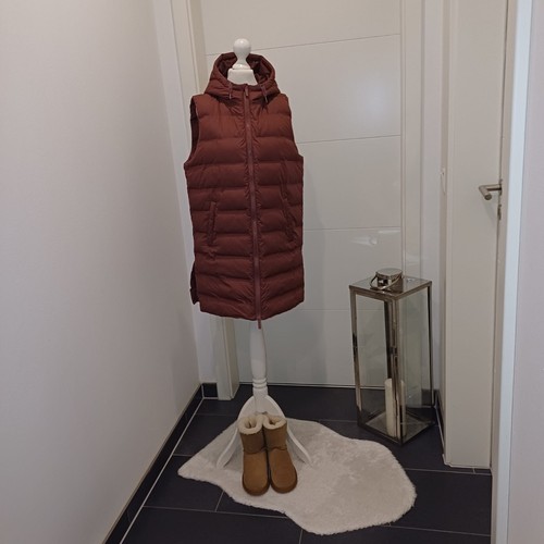 Neu steppweste 158 164 weinrot - neu,