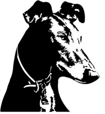 Galgo aufkleber - aufkleber,