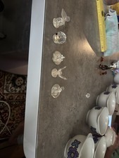 5x Kristallfigur ?Igel, Wal ,Vogel …Figur Deko Tier