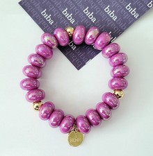 Biba Resin Metall Armband 14