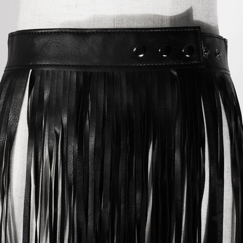 Hippie leder hohe taille - hippie,