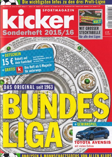 Kicker sonderheft bundesliga - -sonderheft,