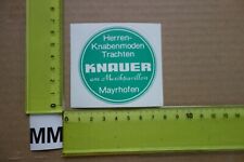 Alter Aufkleber Reise Stadt Land Österreich Tirol Zillertal Mayrhofen KNAUER