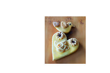 Wanddeko Salzteig Herz mit