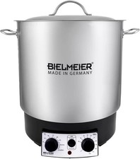 BIELMEIER Einkochautomat Einkocher Einkochtopf einwecken Edelstahl 29 Liter