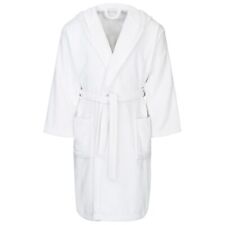 Bademantel 100% Baumwolle Kapuze 400g/m² extra langer Gürtel weiß Moon Classic