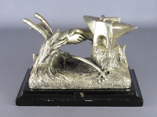 Skulptur silber 925 - silber, vergoldet