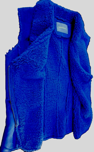 Weste blau - weste, gr.