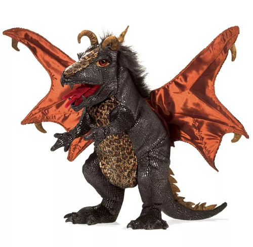 Folkmanis 3069 dragon puppet - folkmanis,