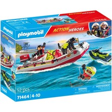 PLAYMOBIL 71464 Feuerwehrboot