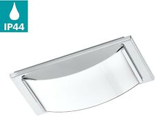 EGLO LED Decken Wand Leuchte Lampe WASAO 1 Metall chromfarben Glas weiß 10,5x6cm