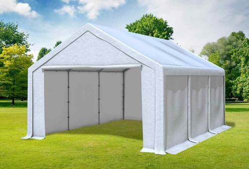Partyzelt 4x6m weiß - partyzelt,