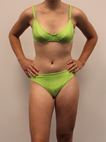 Bikini grün blümchen 36 - grün,